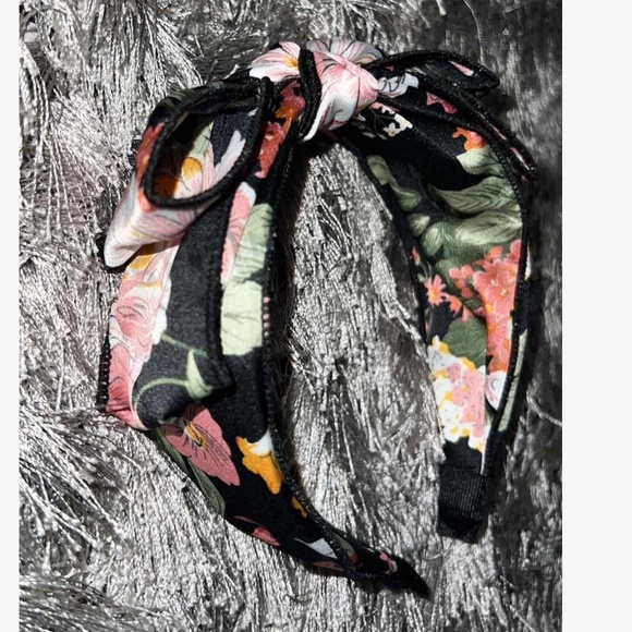 Floral Print Bow Cottagecore Headband main image 4